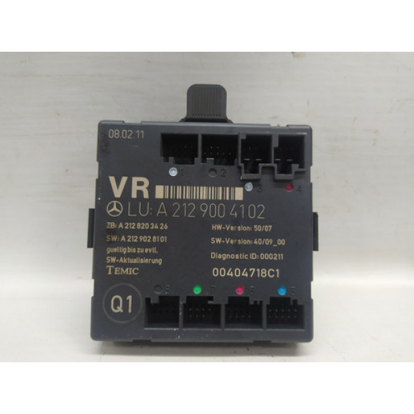 Módulo Porta Dianteiro Direito Mercedes C180 Cgi 2011 1.8