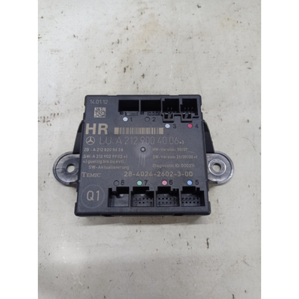 Módulo De Porta Traseira Direita C180 2012 A2128208626