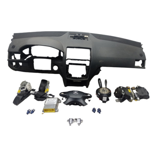 Kit Air Bag Mercedes C180 Kompressor 2011  1.6 16v Aut