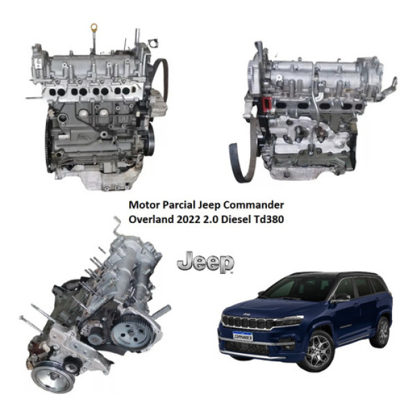 Motor Parcial Commander Overland 2022 2.0 Diesel Td380 05