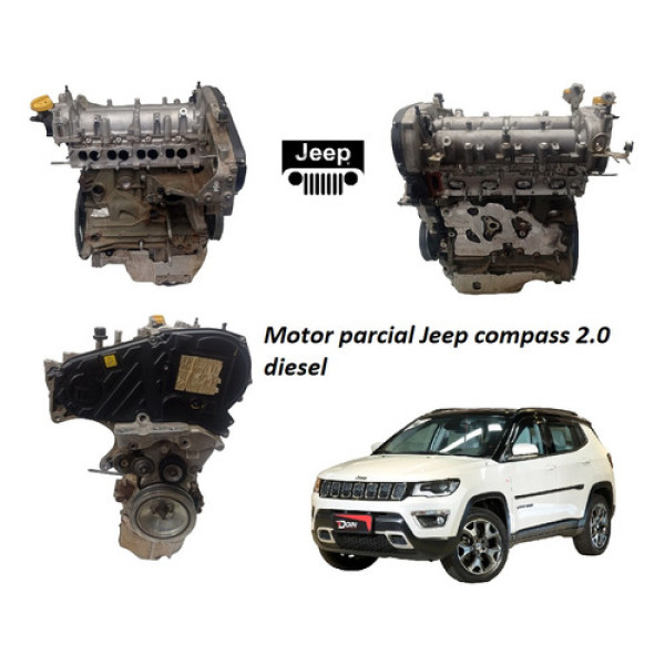 Motor Parcial Jeep Compass 2016 A 2021 2.0 Diesel 170cv 4cc