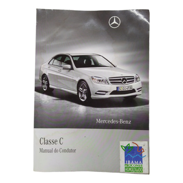 Manual Proprietário Mercedes C180k 2011 1.6