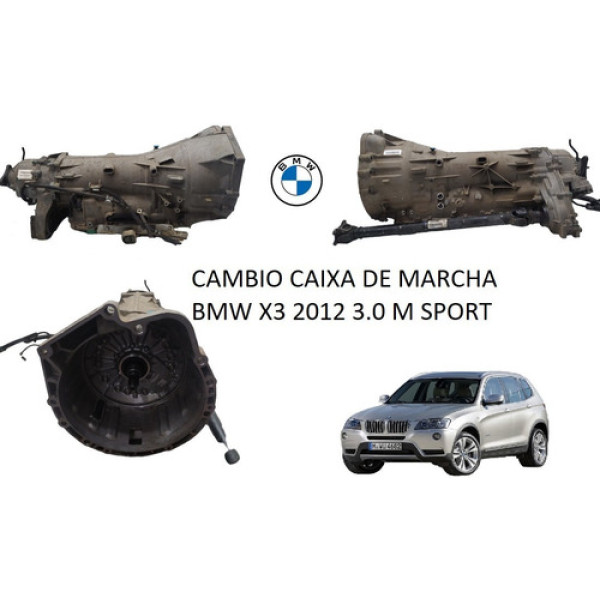 Câmbio Caixa Marcha Transferência Bmw X3  2013 3.0 6cc 8hp