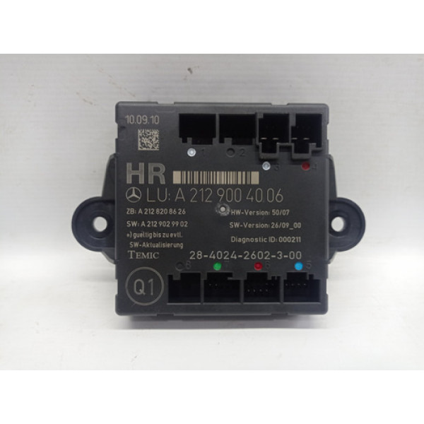 Módulo Conforto Porta Traseira Direita Mercedes C180 2010