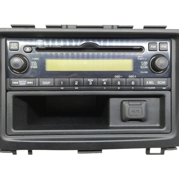 Toca Cd Mp3 Honda Crv Lx 2009 Aparelho De Som 