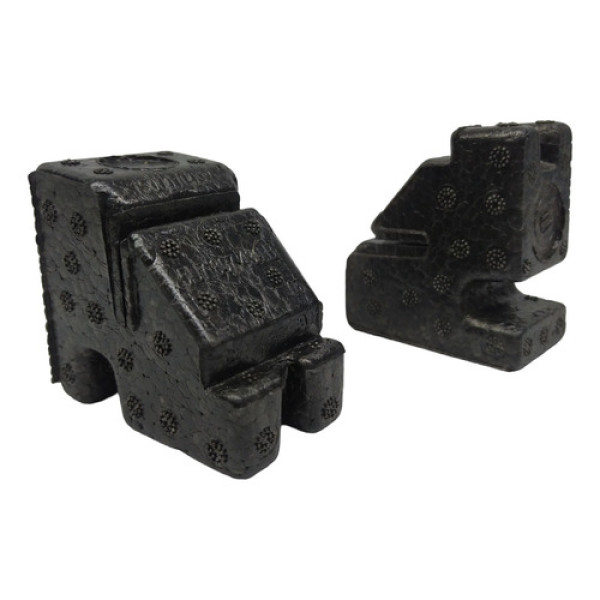 Absorver Batente Parachoque Traseiro Saveiro G7/g8 Par