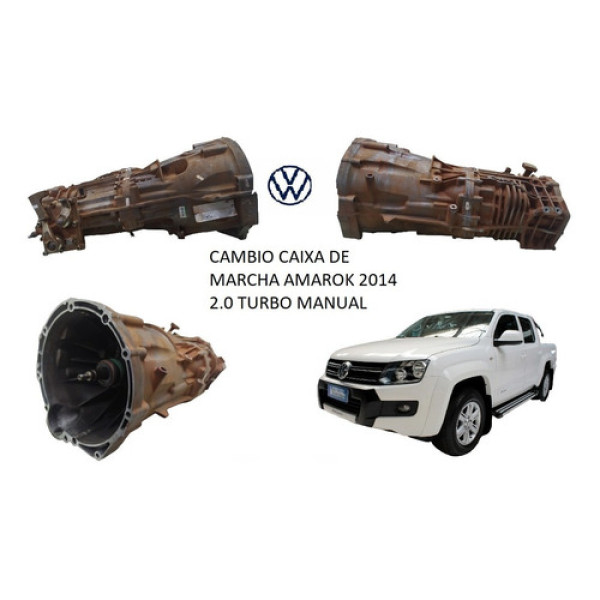 Câmbio Caixa Marcha Amarok Se 4x4 2014 2.0 Diesel Manual