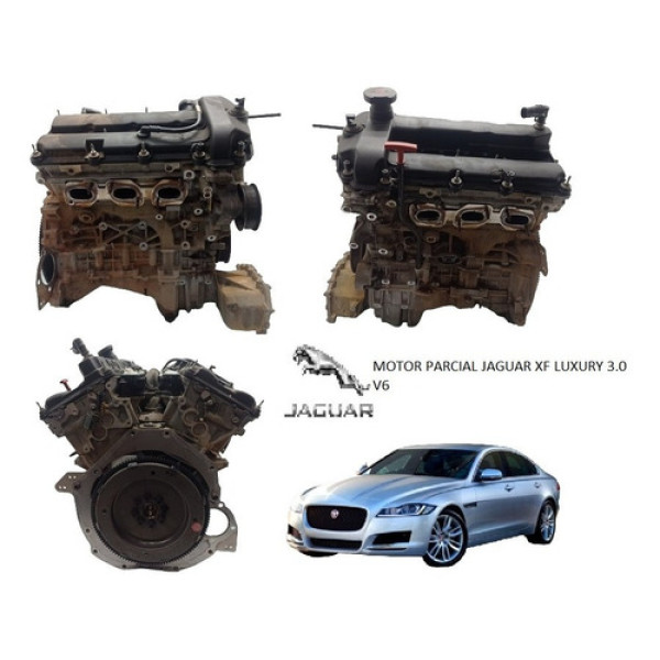 Motor Parcial Jaguar Xf 2012 3.0 V6 Aspirado 