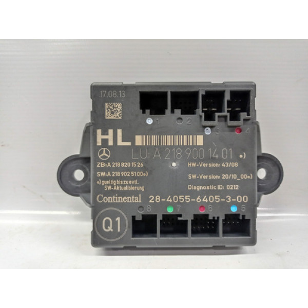 Modulo Porta Traseira Esquerda Mercedes Benz C250 1.8 2013