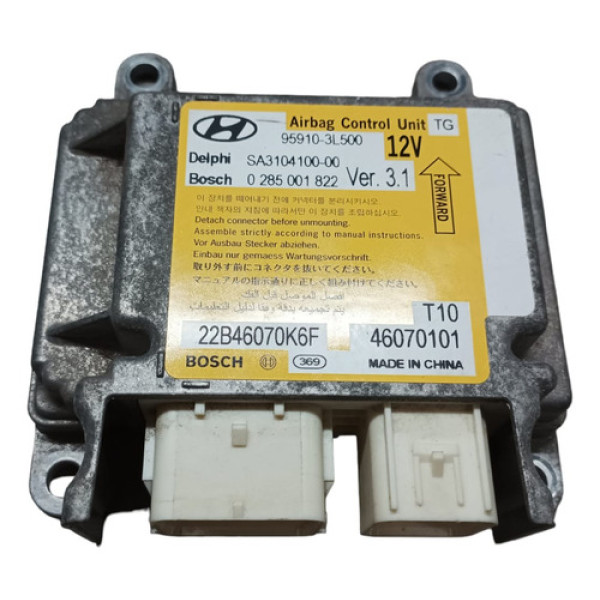 Módulo Air Bag Acionado Hyundai Azera 2008 3.3 V6 Aut