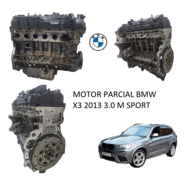 Motor Parcial Bmw X3 M Sport 2013 3.0 Aut 6cc   N55b30a