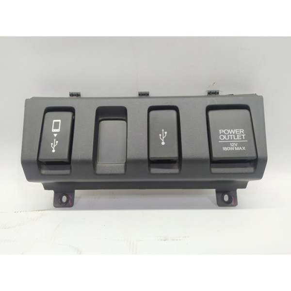 Moldura Painel Usb Tomada Honda Hrv 2021 83412t7tm310m1