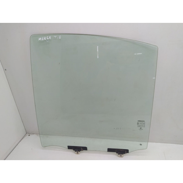 Vidro De Porta Traseiro Esquerdo Nissan March 2018