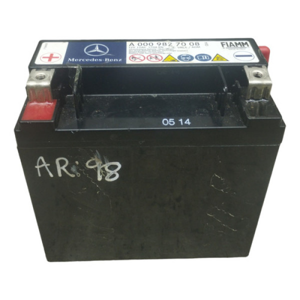 Bateria Auxiliar Mercedes Benz C200 Cgi 2014 1.8 Turbo Aut
