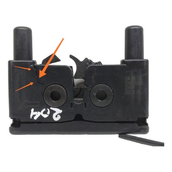 Fechadura Capô Chery Tiggo 8 Hibrido 1.5 2024 Hibrido 