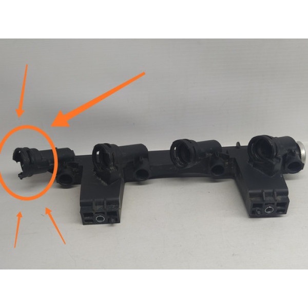 Flauta Bico Injetor Peugeot 208 1.6 0280151286 C/ Detalhe 