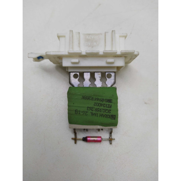 Resistência Sistema De Ventilação Fiat Argo 2019