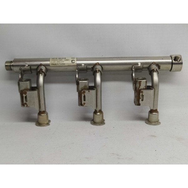 Flauta Bico Injetor Ford Fiesta Gtdi 1.0 2018 Dm5g-9h487-ac