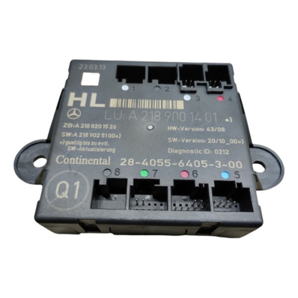 Módulo Porta Traseiro Esquerdo Mercedes C180 2013 1.6 Aut