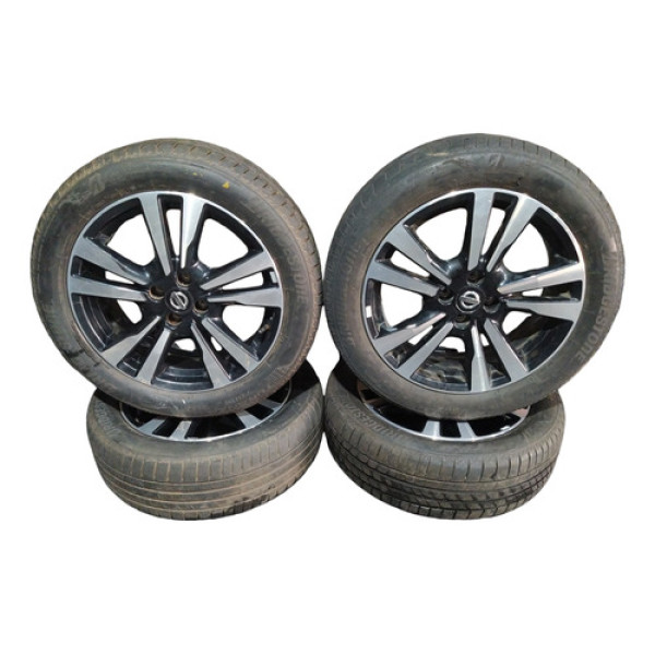 Jogo De Roda Pneu Bridgestone 205 55r17 91v Kicks 1.6 2022