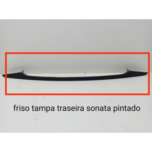 Aplique Tampa Traseira Sonata Pintado 2012 