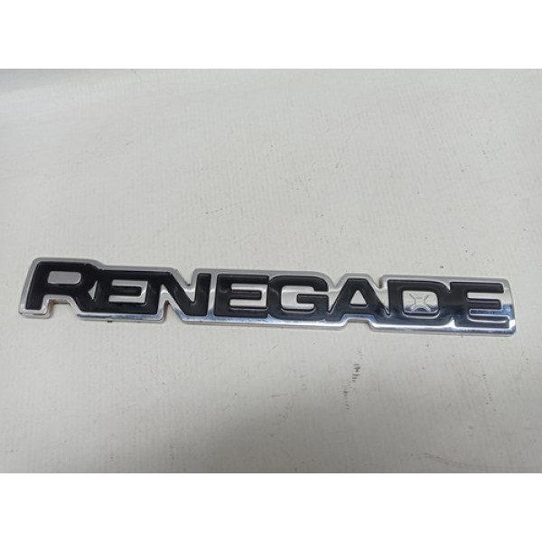 Emblema Logo Marca Jeep Renegade 2021 1.8 Aut Sport 