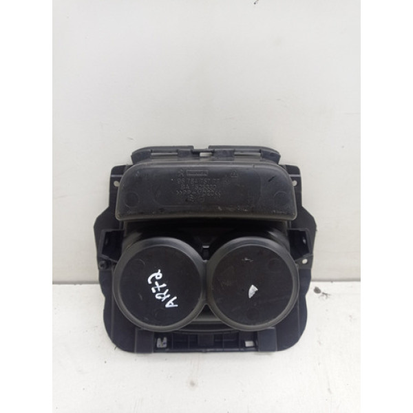 Moldura Porta Copos Peugeot 208 2017 1.6