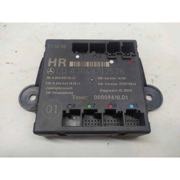 Módulo Porta Traseiro Direito C200 Kompressor 2008 1.8